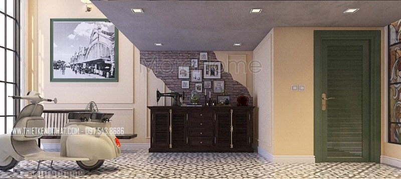 Mẫu kệ trang trí gỗ óc có phong cách tân cổ điển cao cấp.