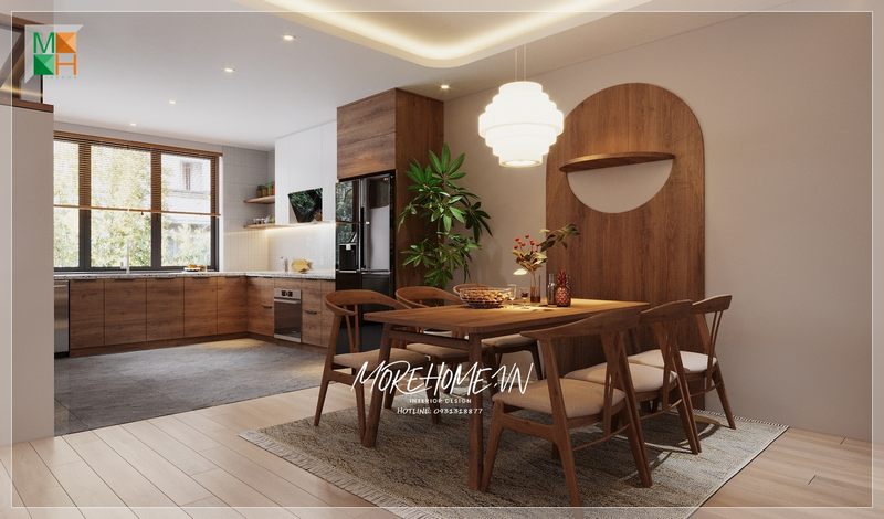 . Bộ bàn ăn 6 ghế gỗ tự nhiên với đệm đương đại giúp việc thưởng thức các món ăn ngon và dinh dưỡng cùng gia đình trở nên dễ dàng và tiện lợi hơn.